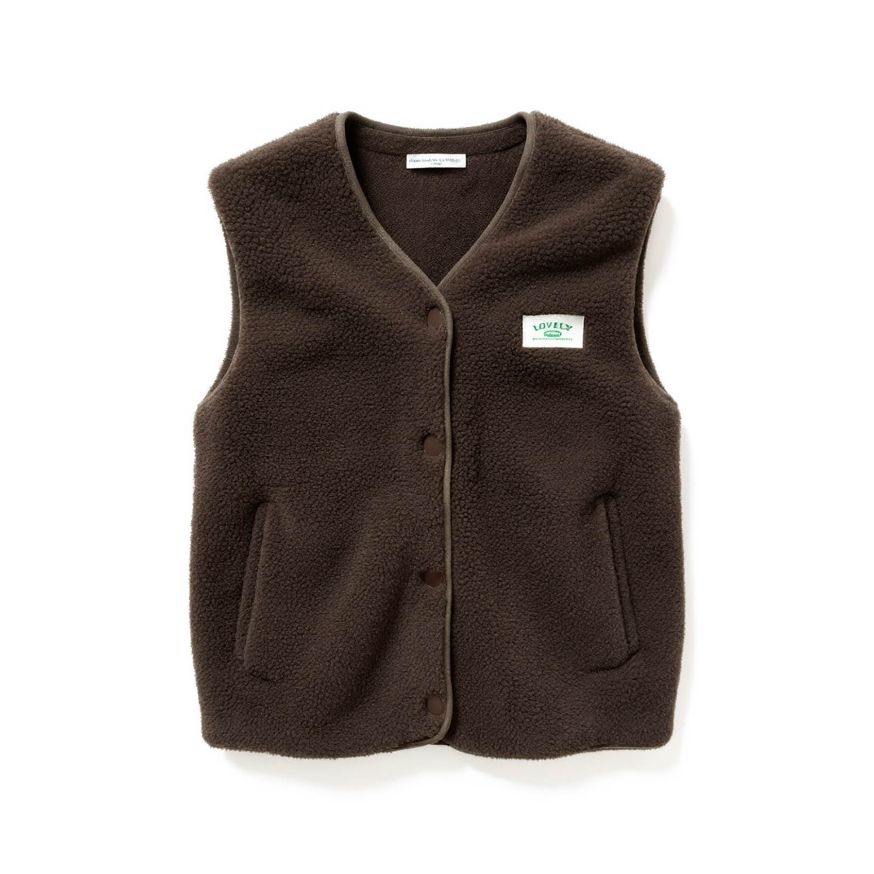 Braune Teddyweste Lovely - KNOCKNOK Fashion