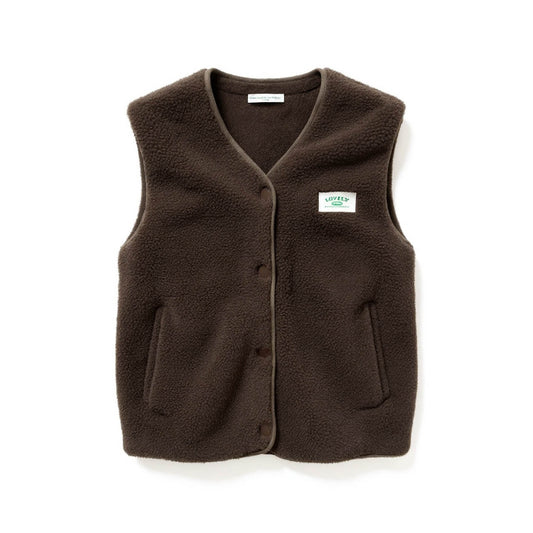 Braune Teddyweste Lovely - KNOCKNOK Fashion