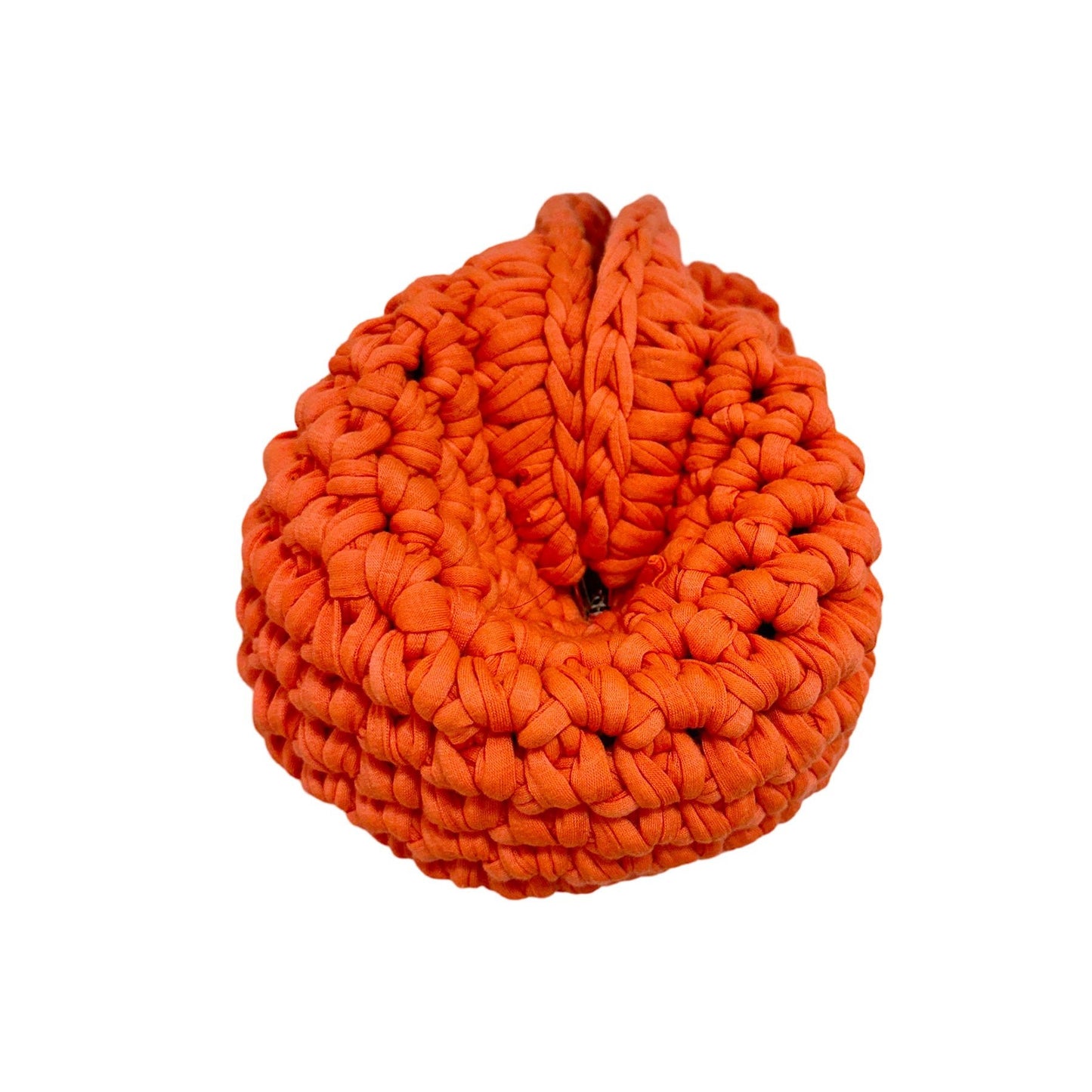 Chunky Häkel Clutch Orange - KNOCKNOK Fashion