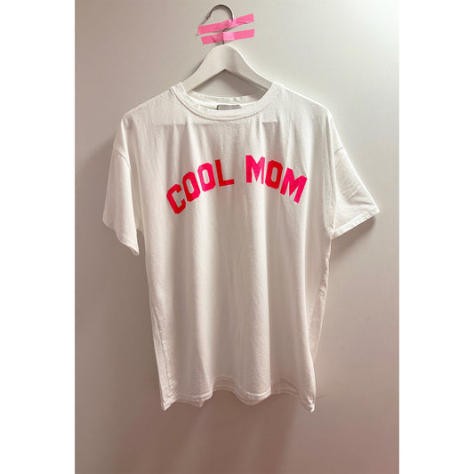 Cool Mom Shirt Neonpink - KNOCKNOK Fashion