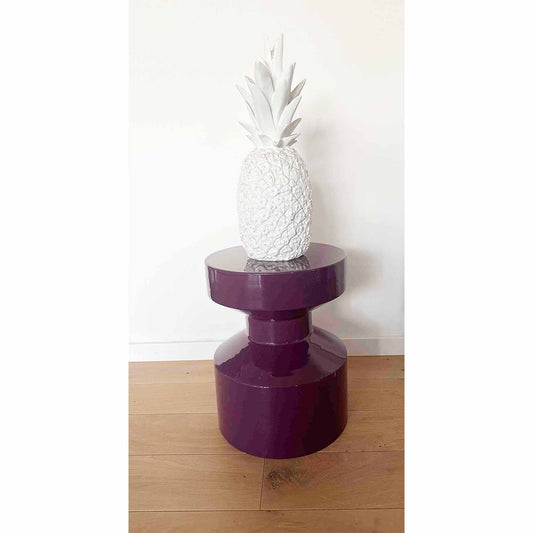 Industrie Design Hocker Dunkellila - KNOCKNOK Fashion