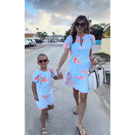 Kinder Sommerkleid mit Tiger Print - KNOCKNOK Fashion