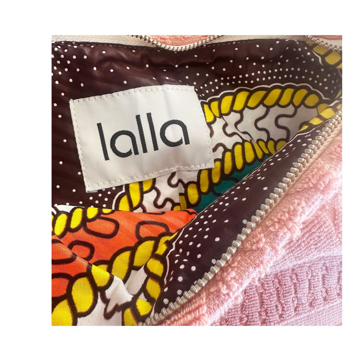 Lalla Marrakech Frottee Clutch Apricot - KNOCKNOK Fashion