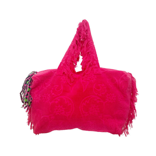 Lalla Marrakech Frottee Tasche Pink - KNOCKNOK Fashion