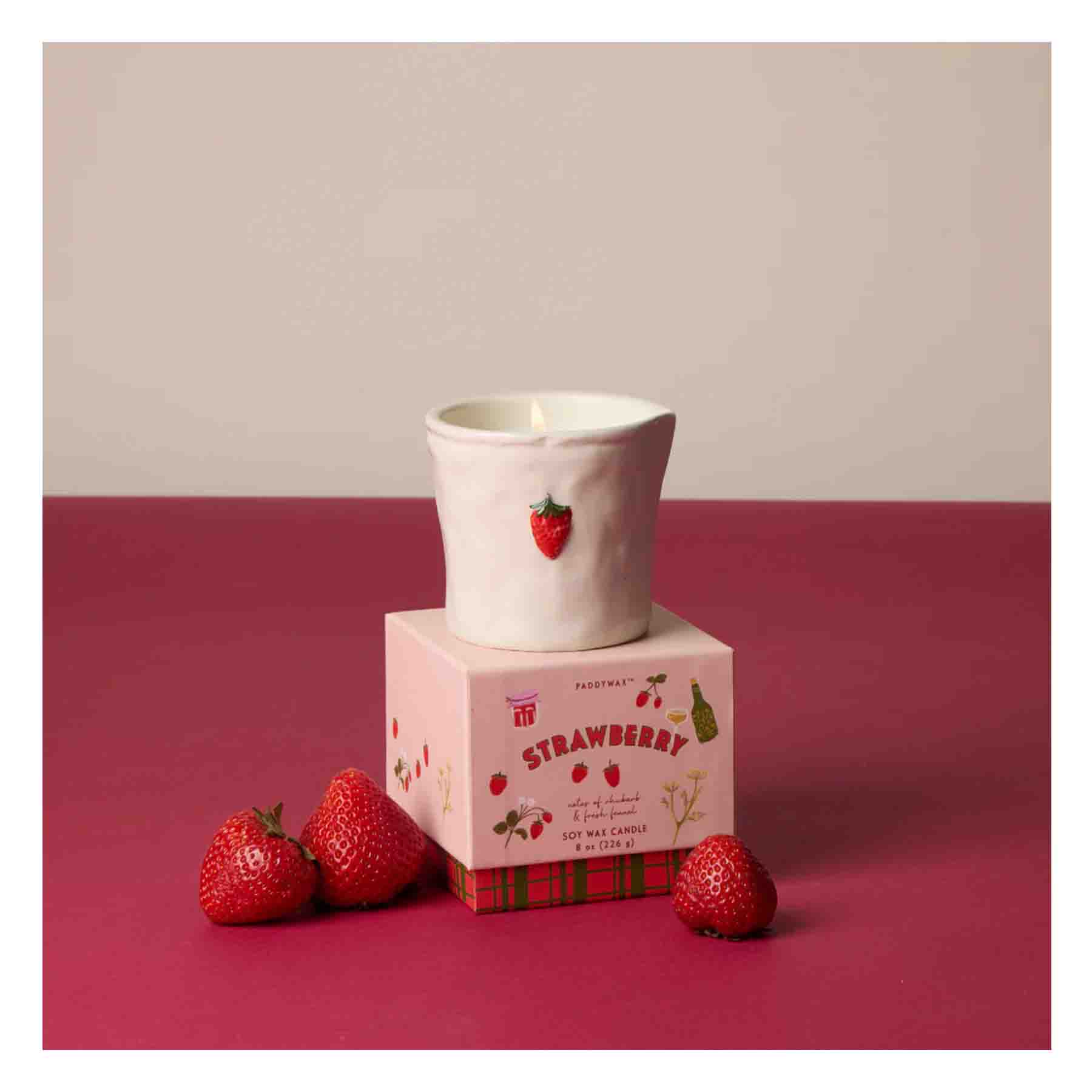 Paddywax Duftkerze Bistro Erdbeere - KNOCKNOK Fashion