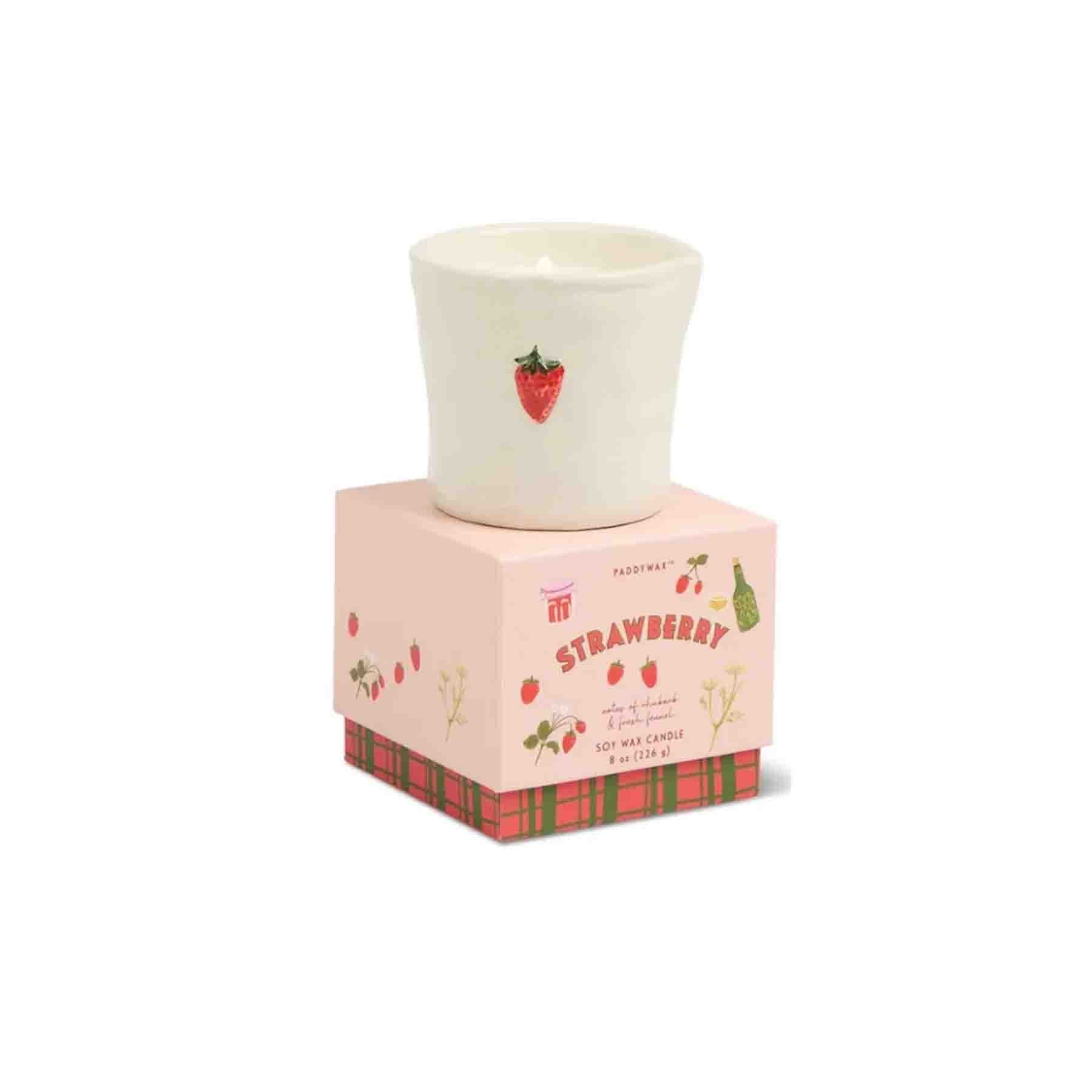 Paddywax Duftkerze Bistro Erdbeere - KNOCKNOK Fashion