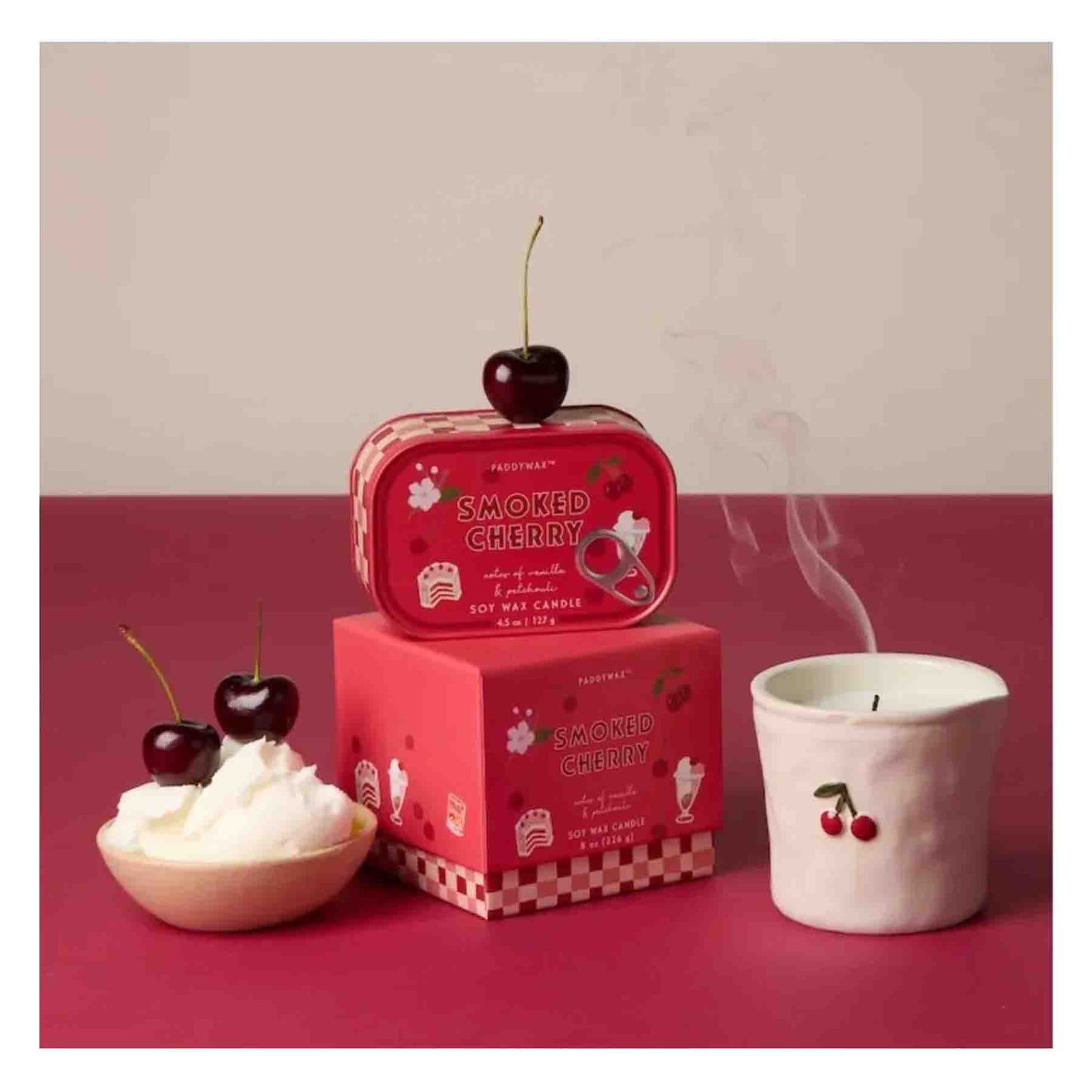 Paddywax Duftkerze Bistro Kirsche - KNOCKNOK Fashion