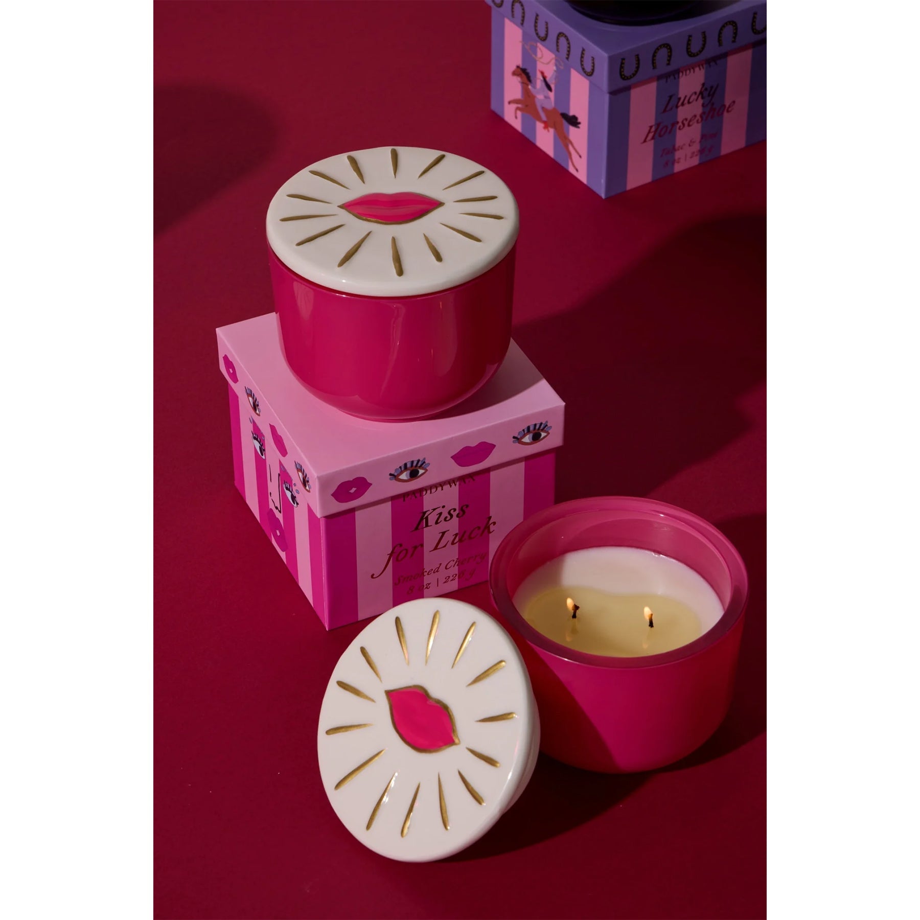 Paddywax Duftkerze Kiss for Luck - KNOCKNOK Fashion