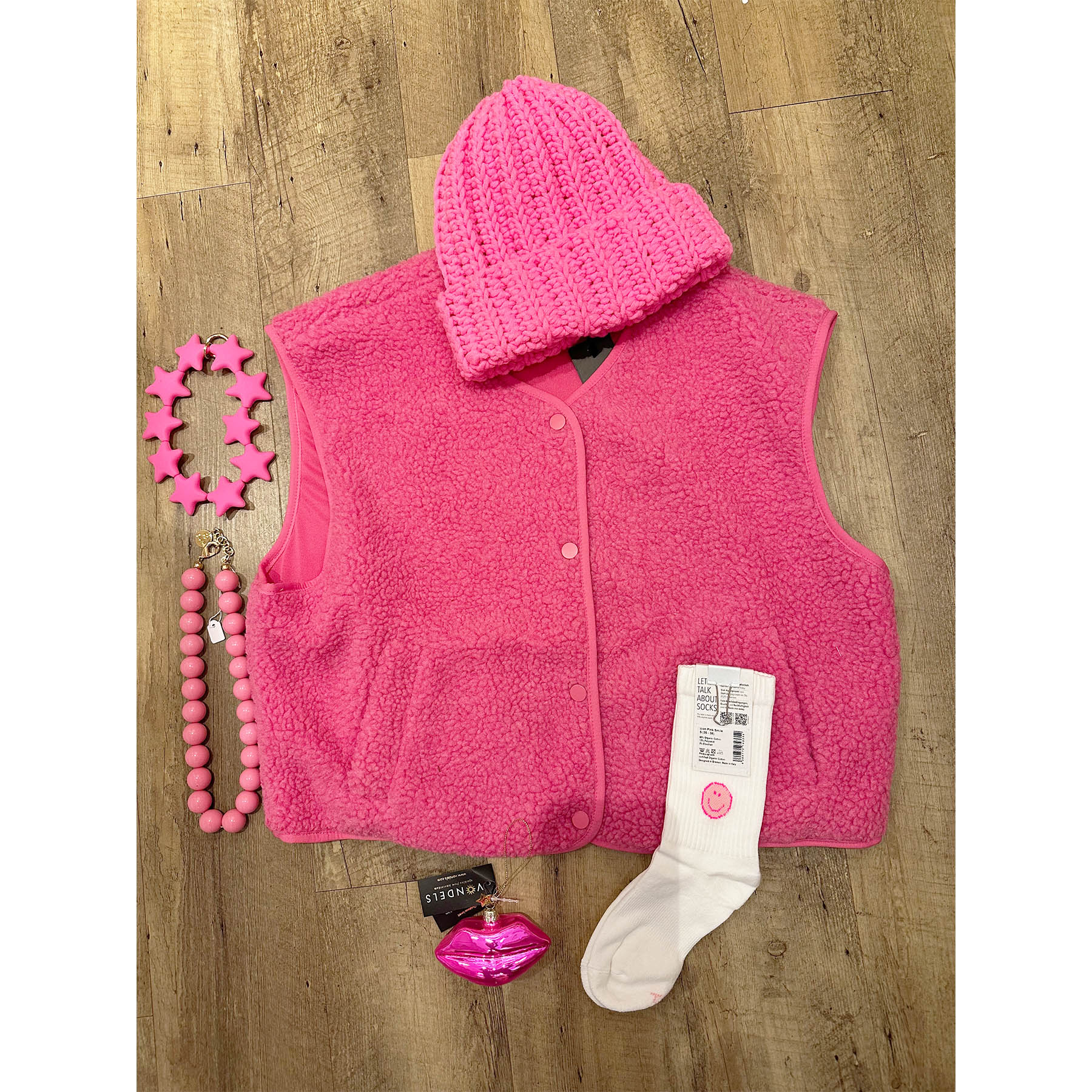 Pinke Mütze - KNOCKNOK Fashion