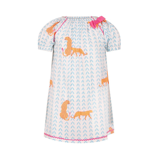 Place du Soleil Kinderkleid mit Tiger Print - KNOCKNOK Fashion