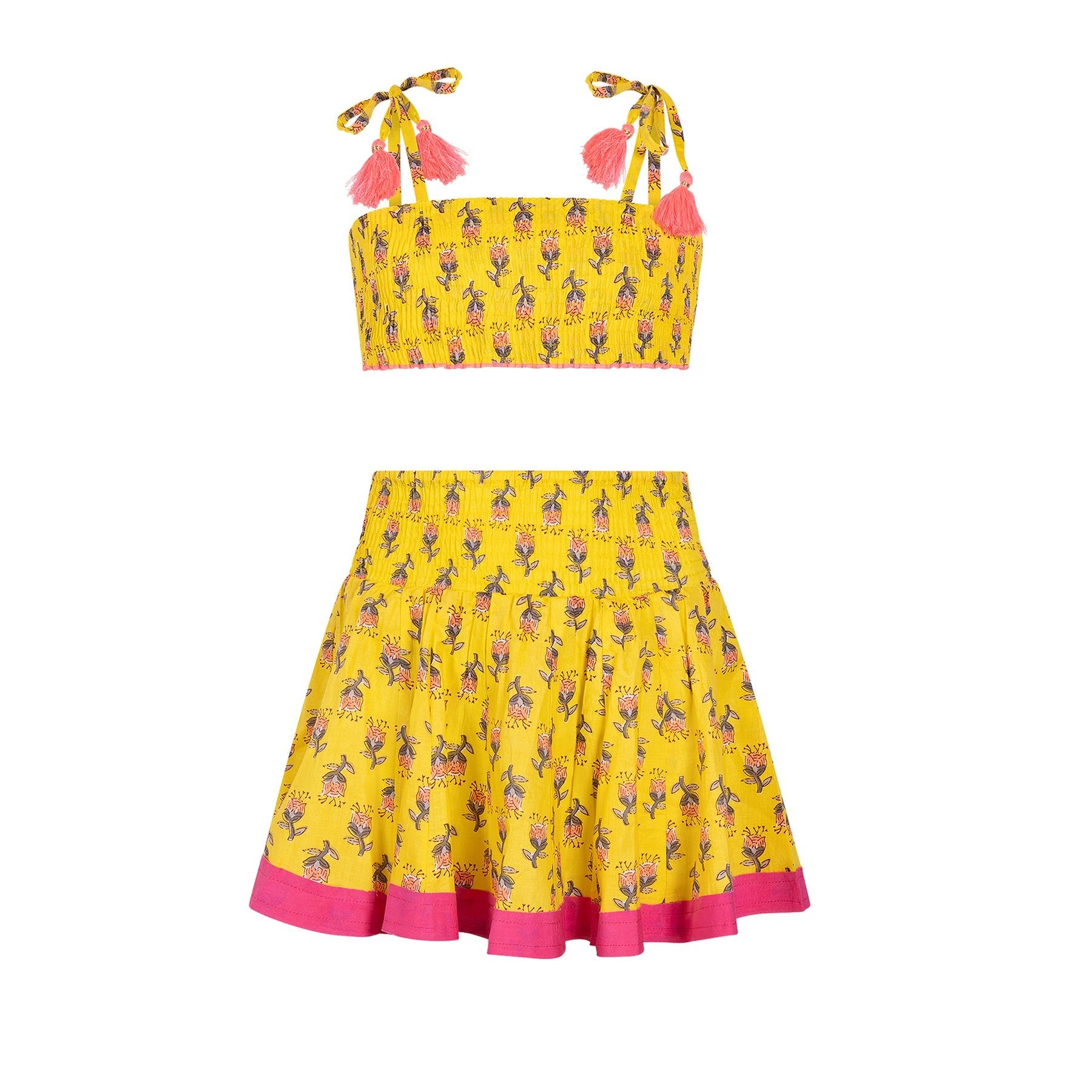 Place du Soleil Kinder Rock und Bandeau Top - KNOCKNOK Fashion