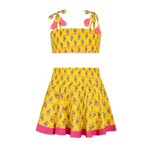 Place du Soleil Kinder Rock und Bandeau Top - KNOCKNOK Fashion