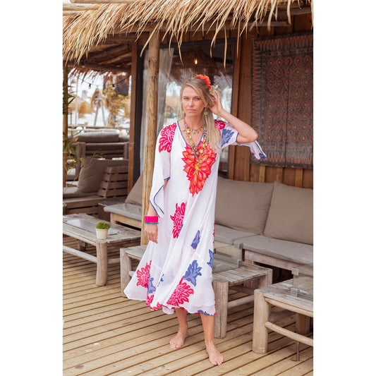 Place du Soleil Kleid Flower Power - KNOCKNOK Fashion Koeln