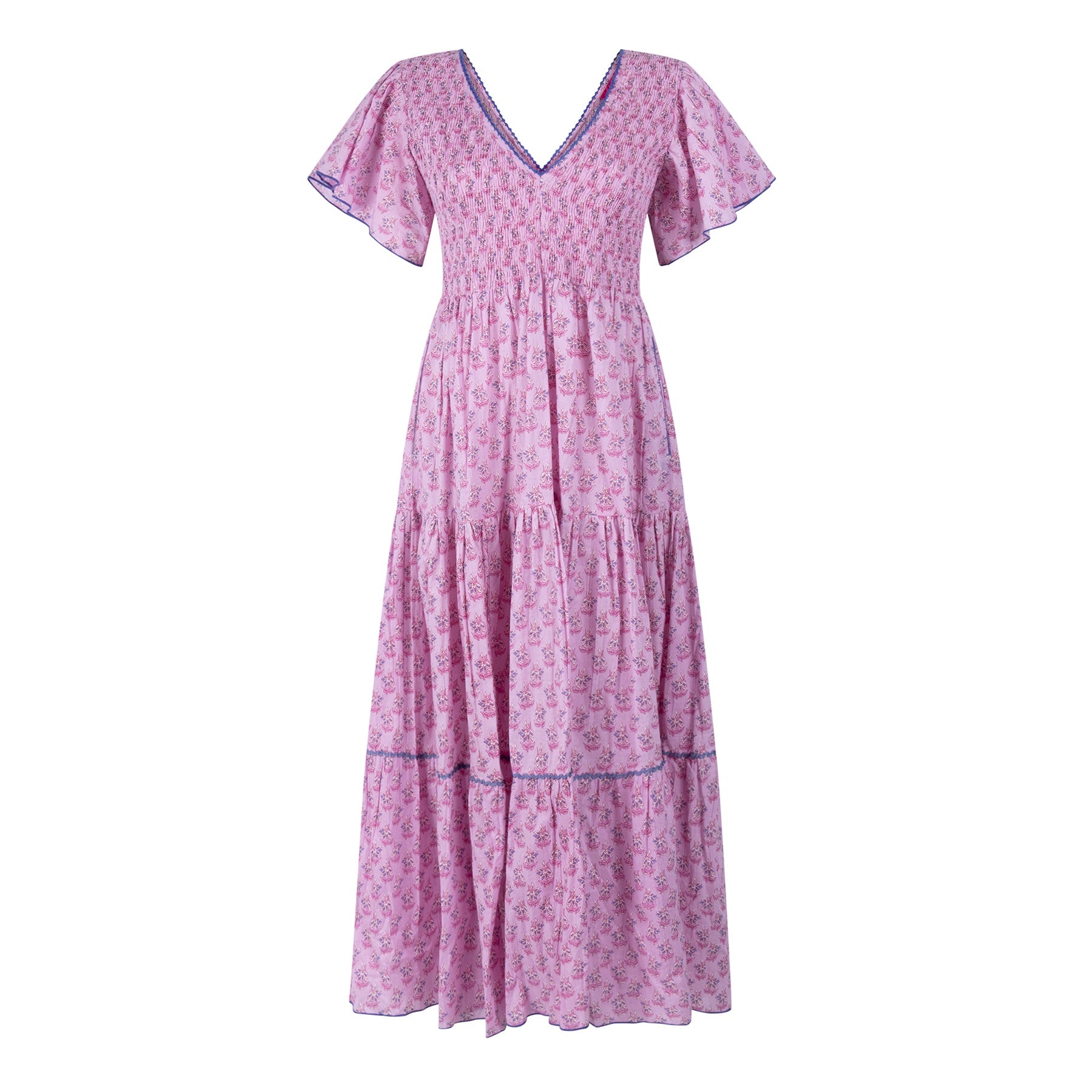 Place du Soleil Kleid mit Blumenprint - KNOCKNOK Fashion Koeln