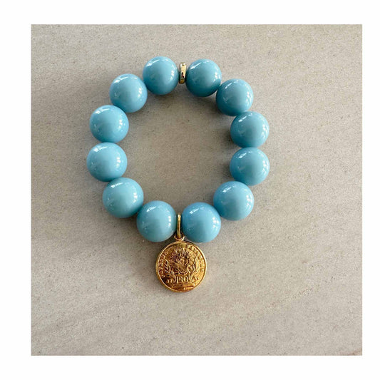 Rio Berlin Armband Mittelblau - KNOCKNOK Fashion