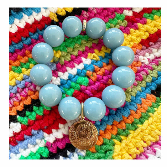 Rio Berlin Armband Mittelblau - KNOCKNOK Fashion