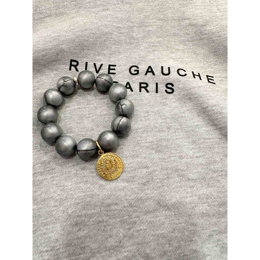 Rio Berlin Armband Perlen Grau - KNOCKNOK Fashion