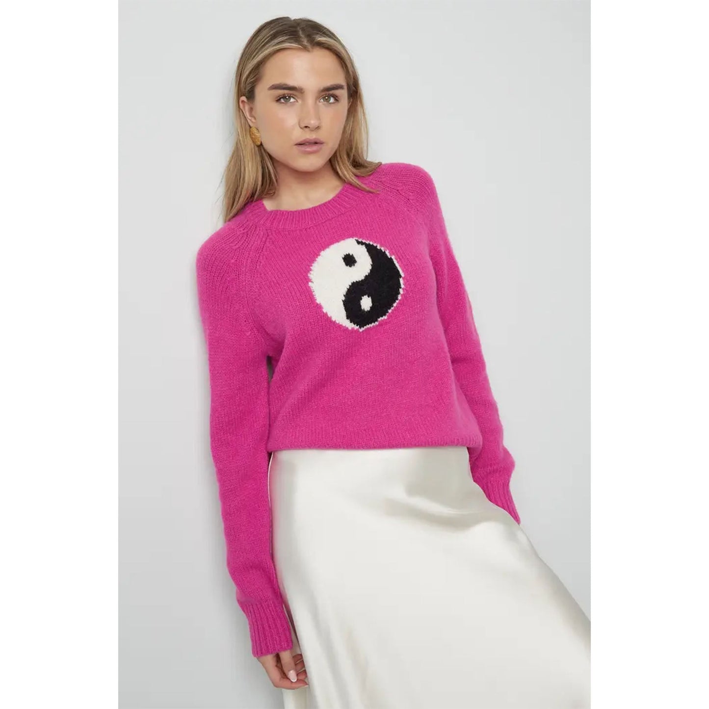 Yin und Yang Pullover Pink - KNOCKNOK Fashion