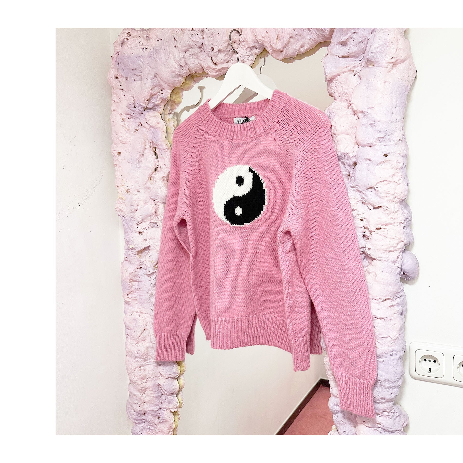 Yin und Yang Pullover Rosa - KNOCKNOK Fashion