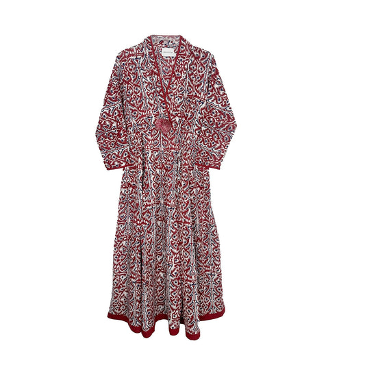 Zen Ethic Kleid Ikat Rost - KNOCKNOK Fashion