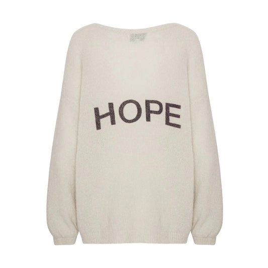 Americandreams Pullover HOPE Beige - KNOCKNOK Fashion