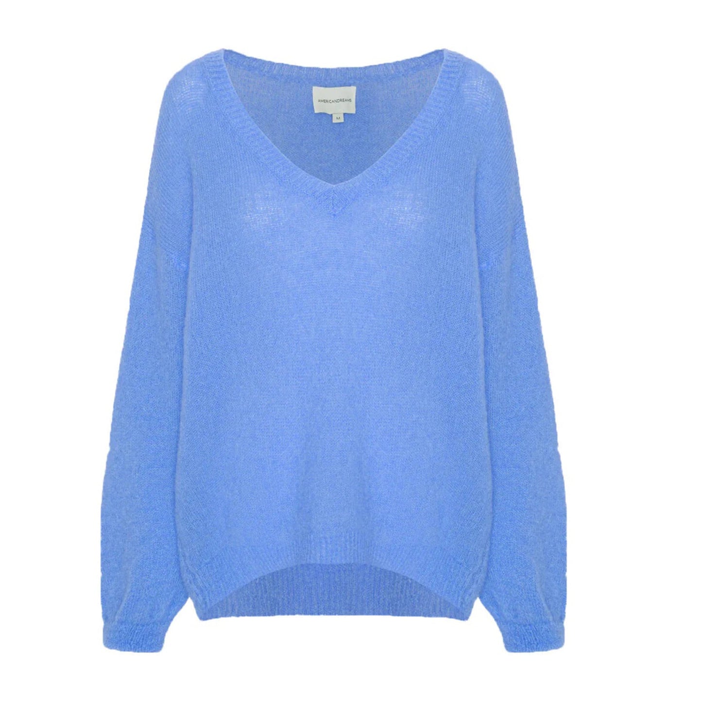 Americandreams Pullover Love Skyblue Purple - KNOCKNOK Fashion