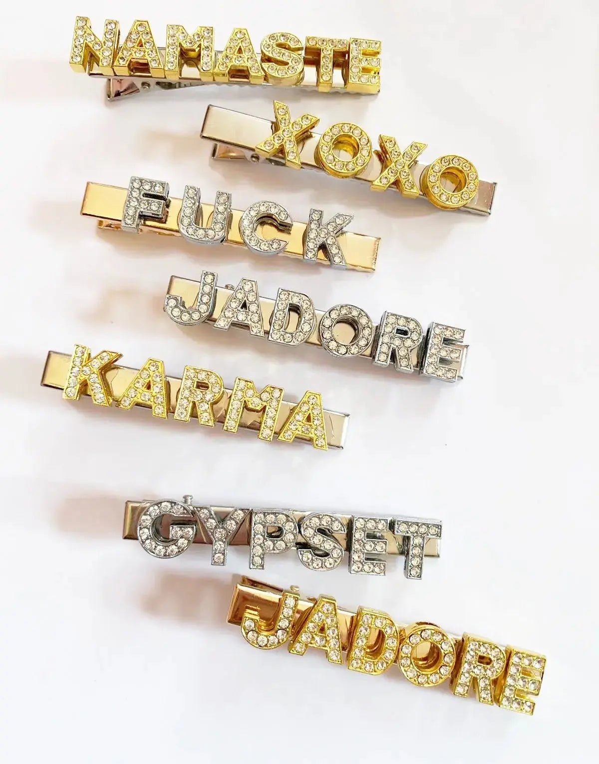 Haarspange Strass Personalisiert Knocknok