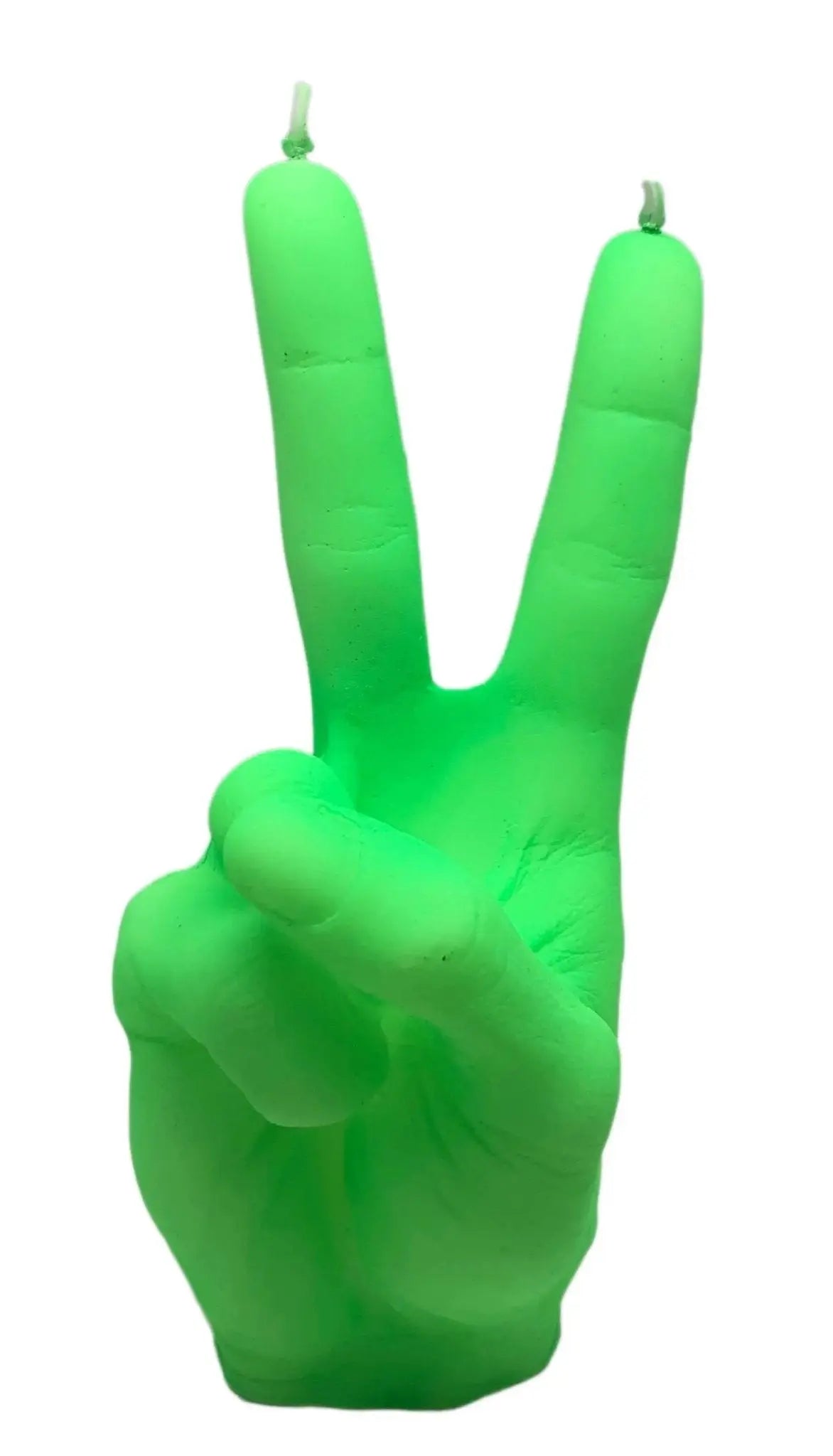Hand Peace Kerze Neon Knocknok