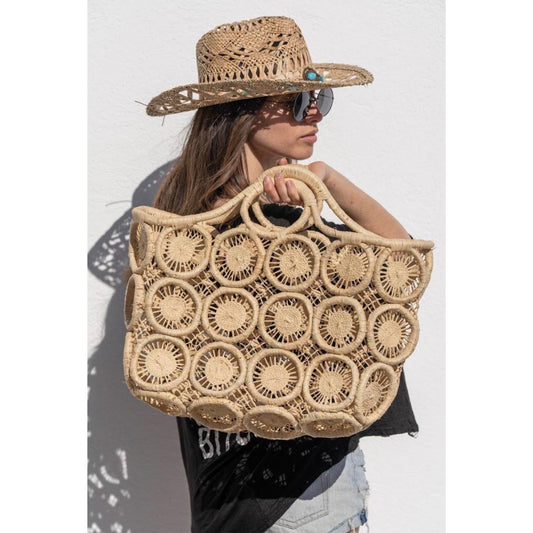 Raffia Korb Tasche - KNOCKNOK Fashion