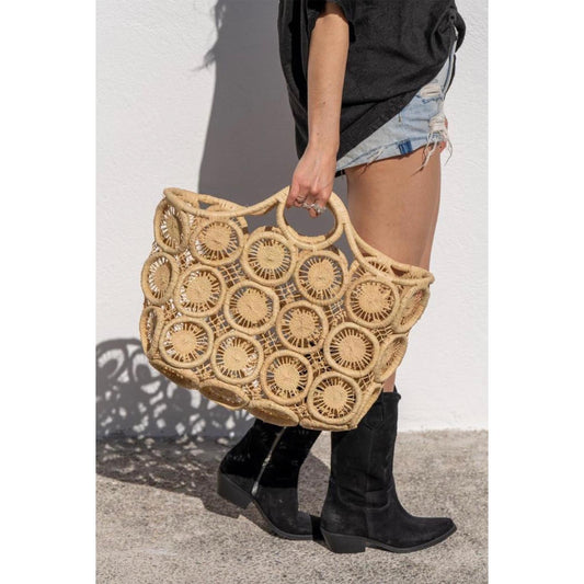 Raffia Korb Tasche - KNOCKNOK Fashion