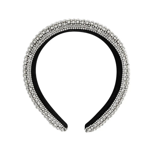 Silberner Strass Haarreif KNOCKNOK Fashion