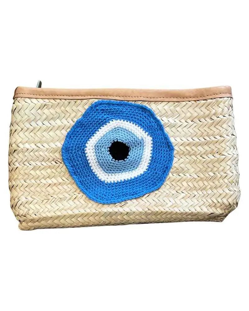 Stroh Clutch Evil Eye Knocknok